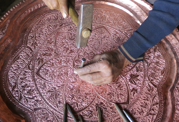 carving-on-copper-plate-kashmir