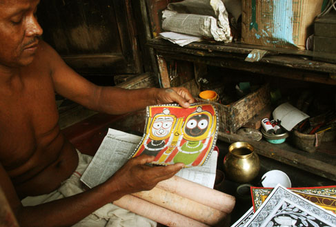 pattachitra-craftsman-pooranchandra