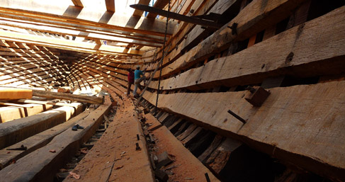 mandvi-boat-making-process