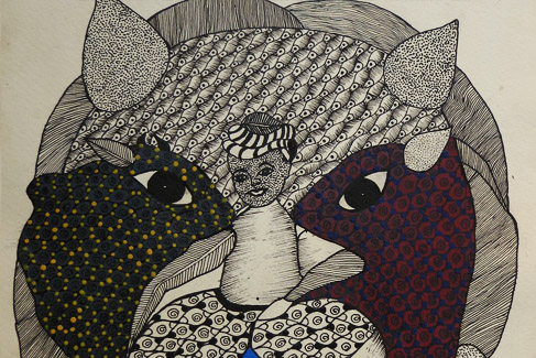 Gond painting mp - gaatha