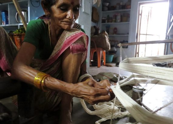 Women sari weavres Andhra pradesh