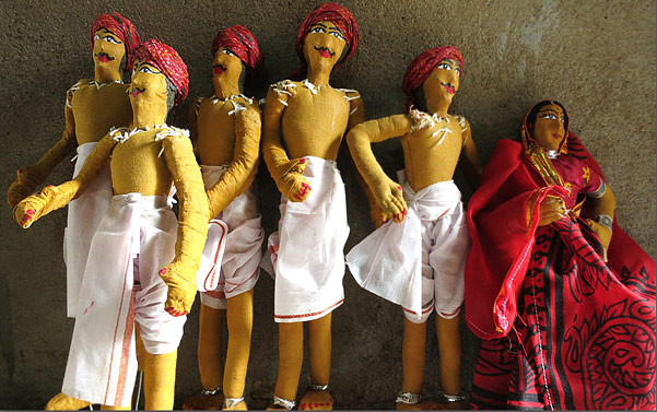 Jhabua dolls process