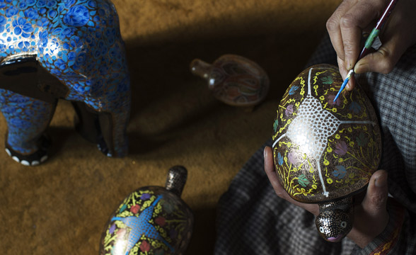 painting-on-paper-mache-boxes