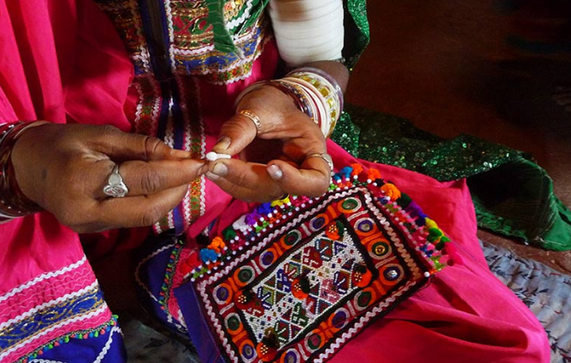 kutch embroidery Types of kutchi bharat work