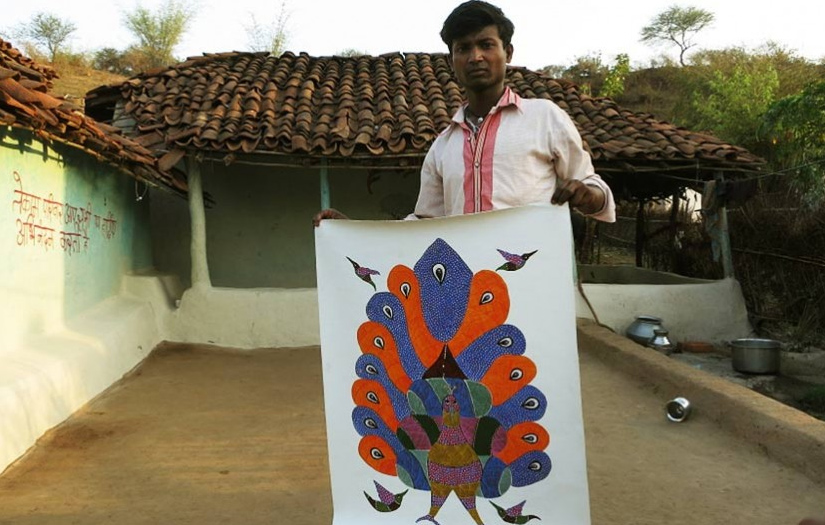 Painted Songs Gond Painting Story of Indian crafts and craftsmen