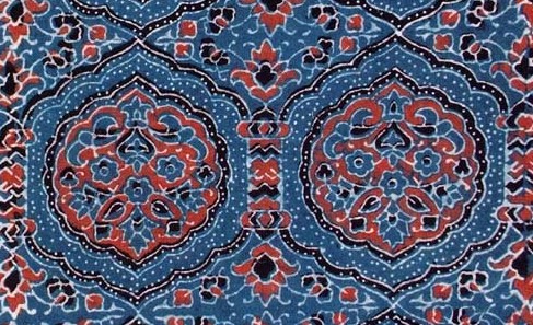 Traditional ajrak motif