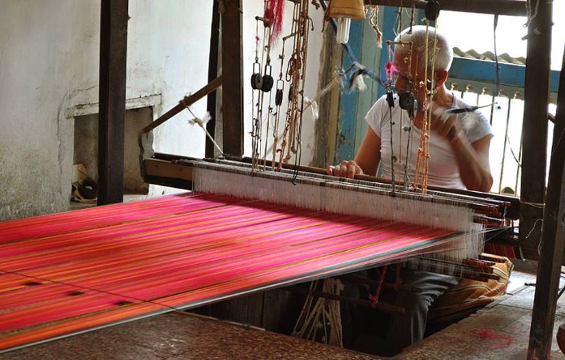 Silken Threads…Mashru weaving
