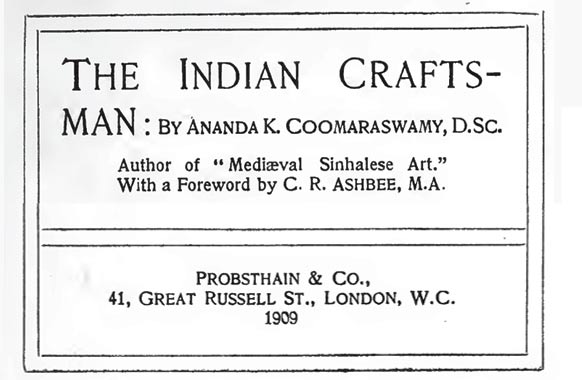 Book-on-Indian-Craftsmen