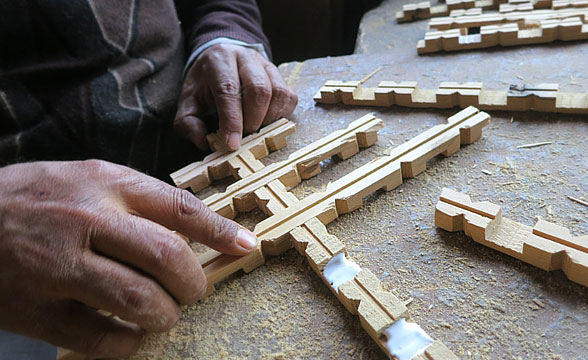 Pinjrakari-craft-making-process
