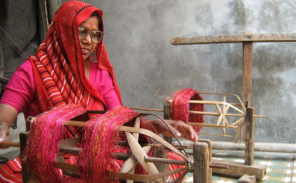 ikat-saree-making-process-gujart