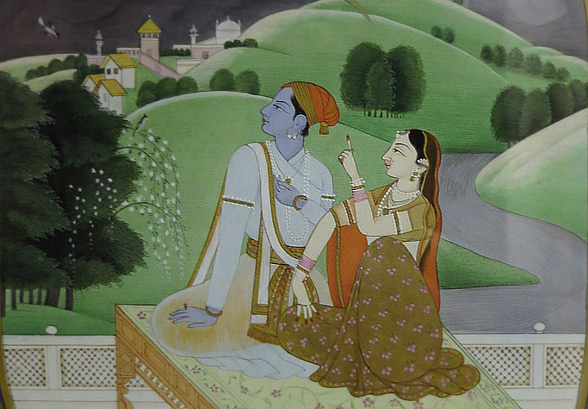 krishan-and-radha-miniature-painting-kangra